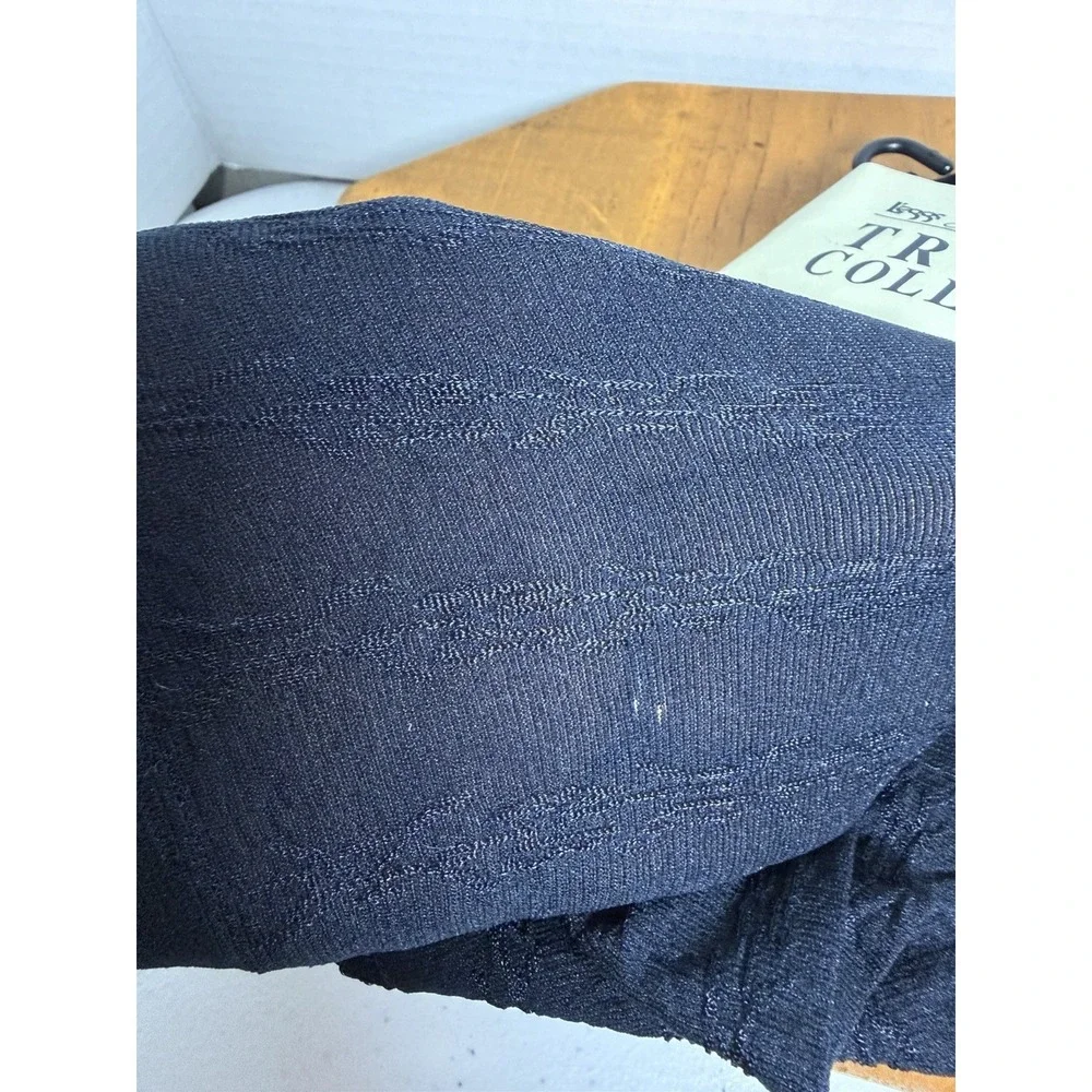 Vintage Leggs Hanes Bali Playtex Trouser Knee‎ Highs Black USA Made Nylon code96